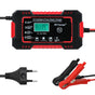 LCD Display 12V 6A Universal Car Battery Charger Quick Charge Power Pulse Repair for Auto Moto Wet Dry Lead Acid AGM Gel